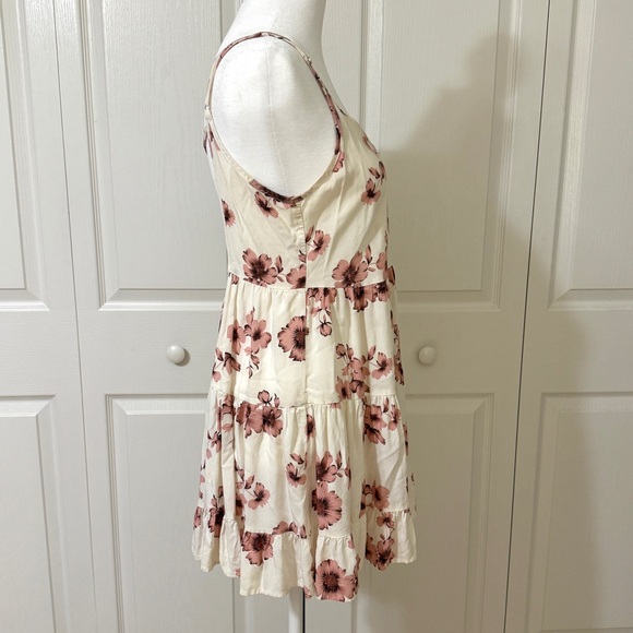 BRANDY MELVILLE Floral Sundress Pink Mauve Rose Flowers - Picture 6 of 10
